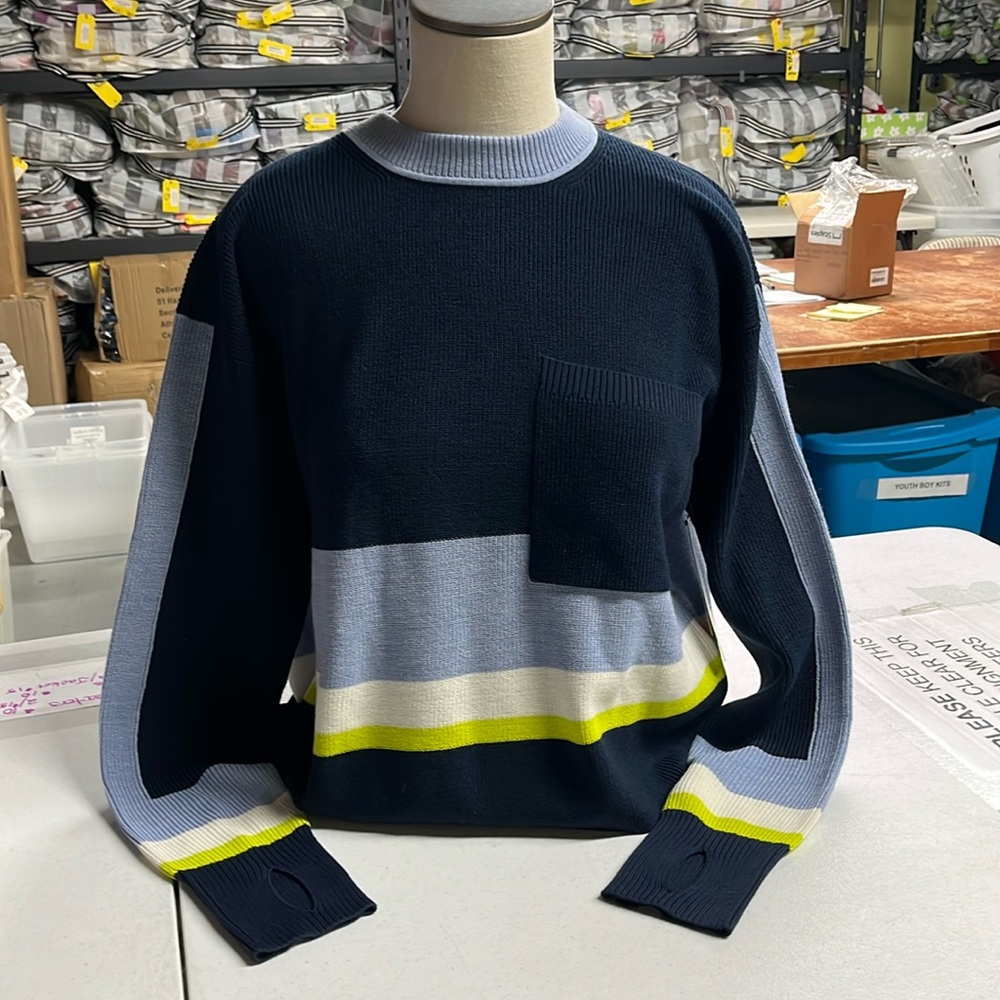 Athleta Trailhead Color Block Sweater